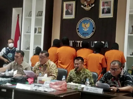 BNNP Sumut Ungkap 2 Kasus Narkoba, 6 Orang Diamankan, Begini Kronologisnya